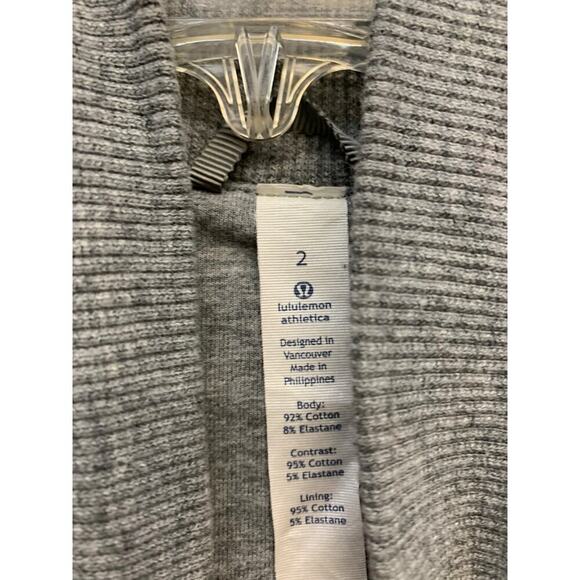 Lululemon Belle Wrap Heathered Medium Grey SZ 2 - Picture 4 of 14